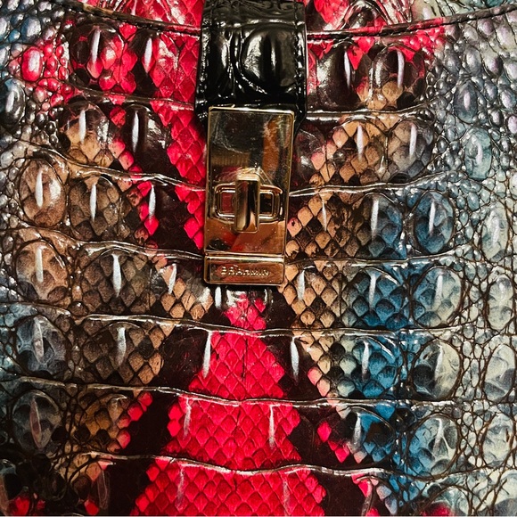 NWT!HARD TO FIND! BRAHMIN SMALL JOHANNA IN SUNRIVER KOMOD! Jane Wallet Included. - Picture 6 of 13